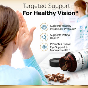 Premium Eye Pressure Support Supplement - 30 Count - Sunergetic