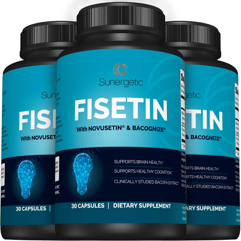 Sunergetic Products - Powerful Fisetin Supplement - With Novusetin®